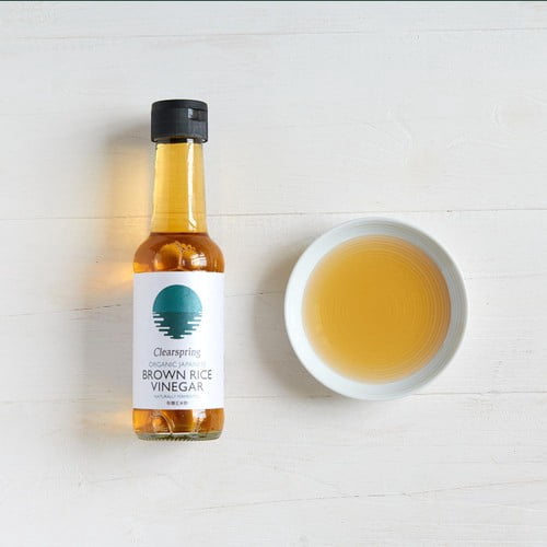 Clearspring Organic Brown Rice Vinegar 150ml, British Import (Pack of 2)