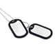 thumbnail image 4 of Necklace chain pendant 2 plate identity Dog Tag alloy fashion men, 4 of 4