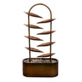 thumbnail image 2 of Rustic Metal Leaf Fountain - Outdoor, 2 of 5
