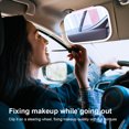 thumbnail image 4 of Wweixi Car Sunshade LED Makeup Mirror DC 5V Touch Control Cosmetic Mirrors Rechargeable Ring Light Automotive Accessory Pink, 4 of 6