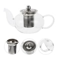 thumbnail image 4 of LEEYNEER Glass Teapot Portable Tea Kettle Transparent Teapot Glass Teapot with Infuser for Home, 4 of 9
