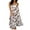 Light Brown, variant on Michellecmm Women Tube Dress, Strapless Backless Fruit Print Swing Dress