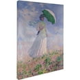thumbnail image 2 of Trademark Fine Art "Woman With a Parasol" Canvas Art by Claude Monet, 2 of 3