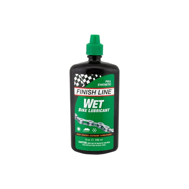 Finish Line WET Bike Lubricant Squeeze Bottle, 8 Oz.
