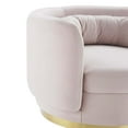 thumbnail image 6 of Relish Performance Velvet Swivel Chair-EEI-4999, 6 of 8