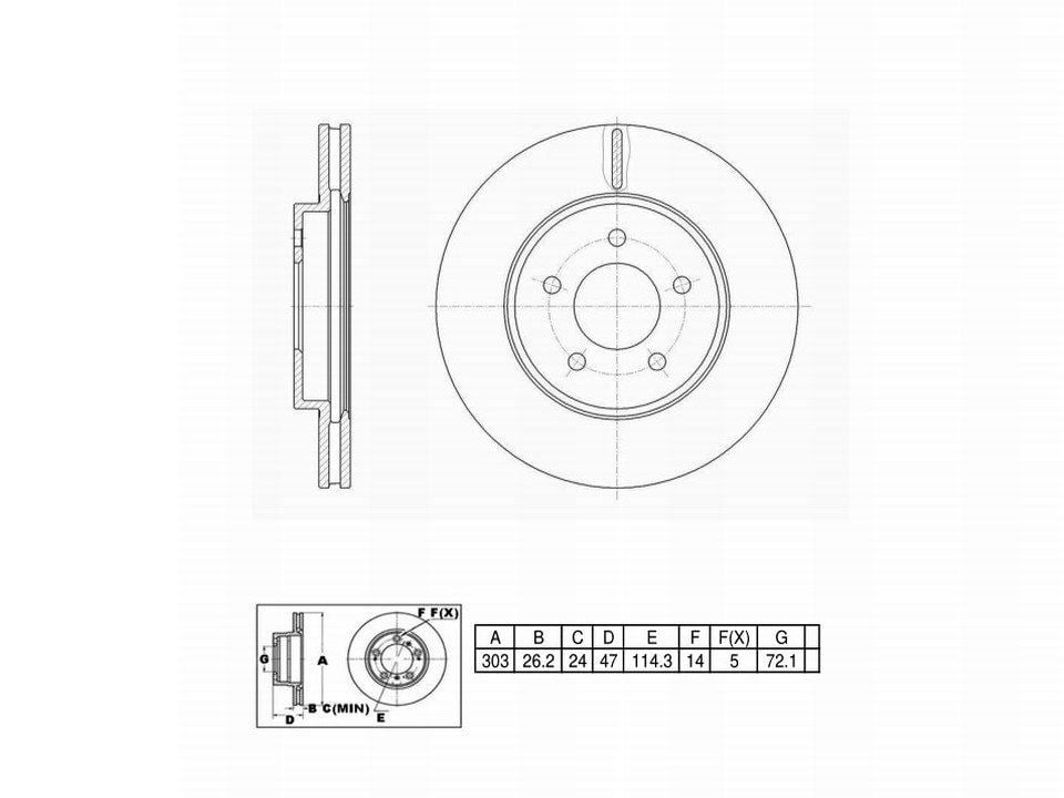 Winstop Brake Kits, Front WSK633, Ford Escape 2010-2005