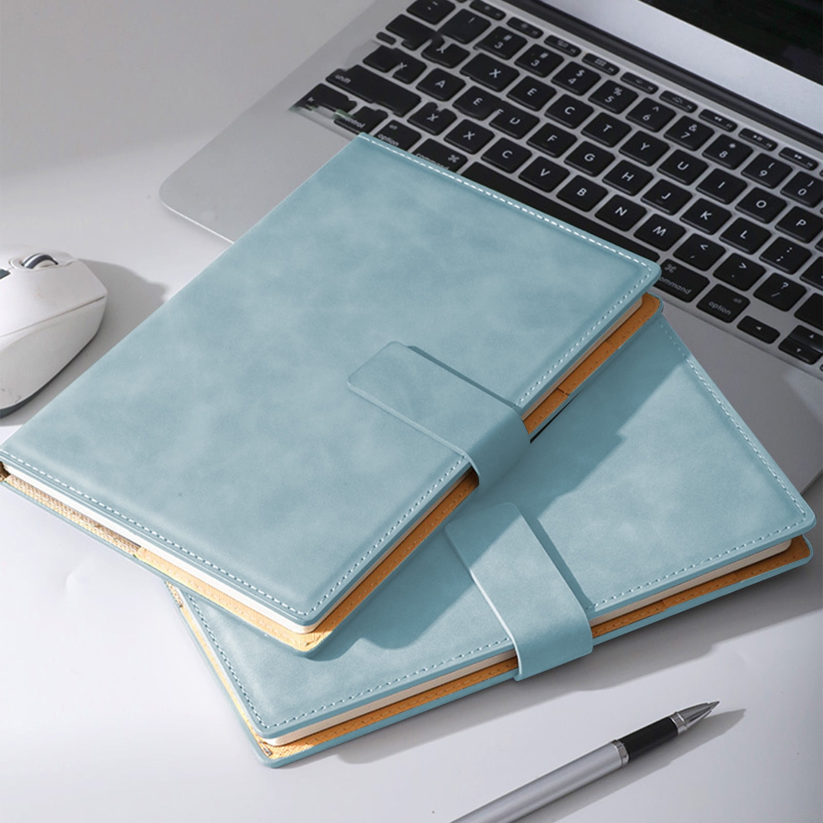 VQPeo A5 Lined Leather Bound Journal for Writing Women Men - Hardcover Executive Notebook, Daily Journal, Travel Diary, Gift Idea