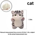 thumbnail image 3 of Black Cat Plush Realistic Cat Stuffed Animal Cute Animal Plush Christmas Birthday Gift for Girlfriend, 3 of 4