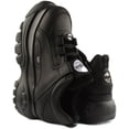 thumbnail image 4 of Buffalo 1339-14 2.0 Men's Lace Up Leather Platform Trainers In Black Size 12, 4 of 6
