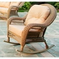 thumbnail image 4 of Jiallo Outdoor Garden Patio 2 Pc Cappuccino Furniture Conversation Set, 4 of 5