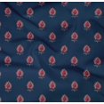 thumbnail image 4 of oneOone Organic Cotton Poplin Twill Fabric Floral Block Print Fabric By Yard 42 Inch Wide, 4 of 4
