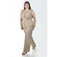 thumbnail image 2 of Conjunto Chaleco y Pantalon Roman Fashion /Tallas Extras, 2728 (Beige) beige 38, 2 of 6