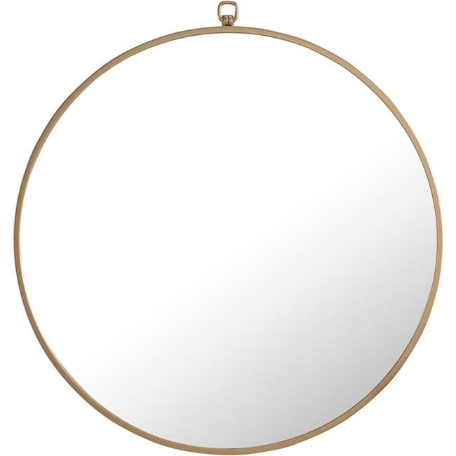 Elegant Decor MR4052BR 24 x 24 in. Eternity Metal Frame Round Mirror ...