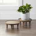 thumbnail image 6 of Better Homes & Gardens Archie Brown Wood Round Plant Stand, 6 of 8
