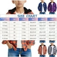 thumbnail image 4 of Loopsun Kids Winter Jackets, Toddler Shirt Jackets, Toddler Boys and Girls Casual Button Down Plaid Shirt Long Sleeve Hooded Outerwear Jackets Purple, 5-6 Years, 4 of 5