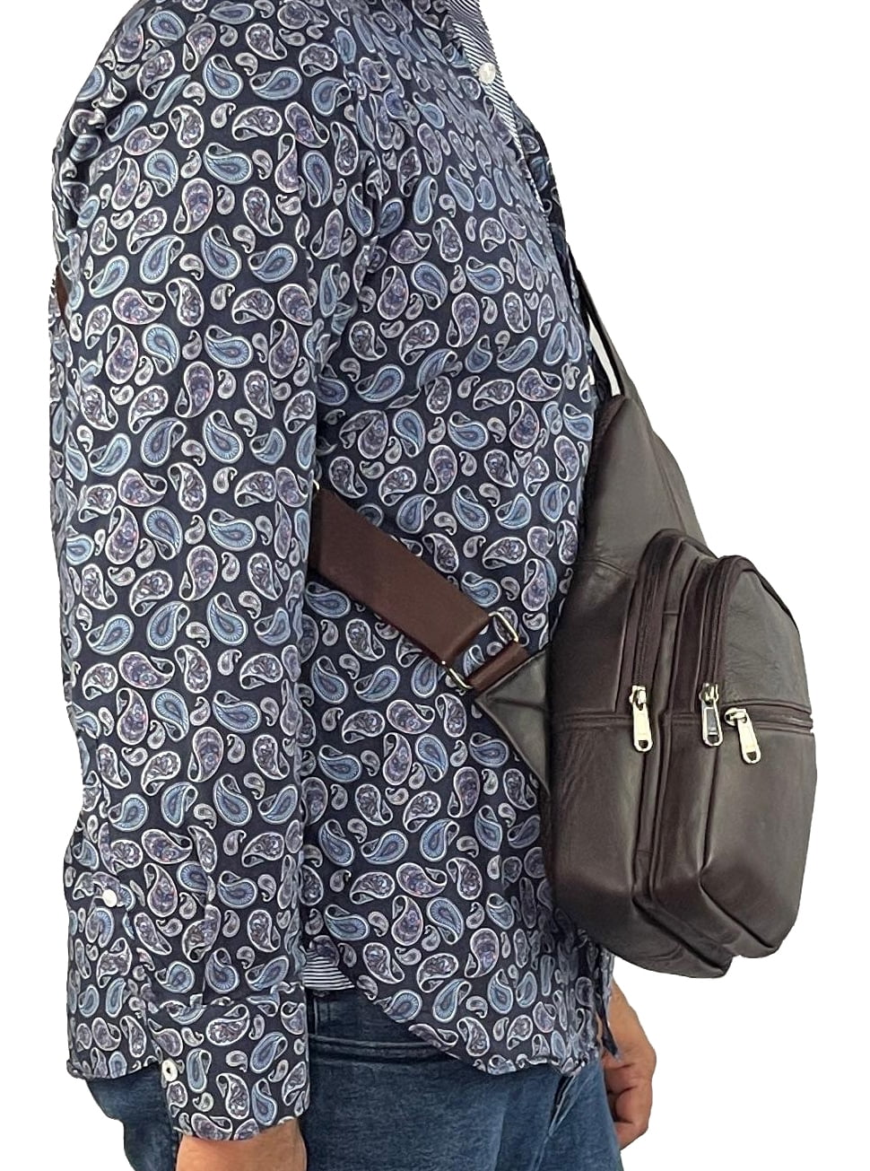 Crossbody Bag Sling Bag Shoulder Pack Lightweight Travel Hiking Men Women-by Bullz