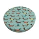 thumbnail image 1 of Disketp Dachshund Dog Puppy Funda Redonda para Taburete, Funda de Cojín para Silla de Bar Suave y Elástica-12 inch, 1 of 7