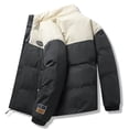thumbnail image 2 of Parkas acolchadas, chaquetas de plumón para hombre, abrigo acolchado para hombre, ropa de abrigo vintage, ropa de abrigo informal coreana, ropa de abrigo pesada para invierno, 2 of 4