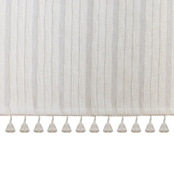 Crane Baby Natural Boho Fringe Crib Skirt