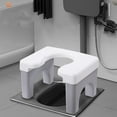 thumbnail image 1 of Chaise de Toilette Portable pour Accroupissement, Tabouret de Bain Antidérapant, Chaise de Commode Multifonctionnelle pour Salle de Bain, 1 of 7