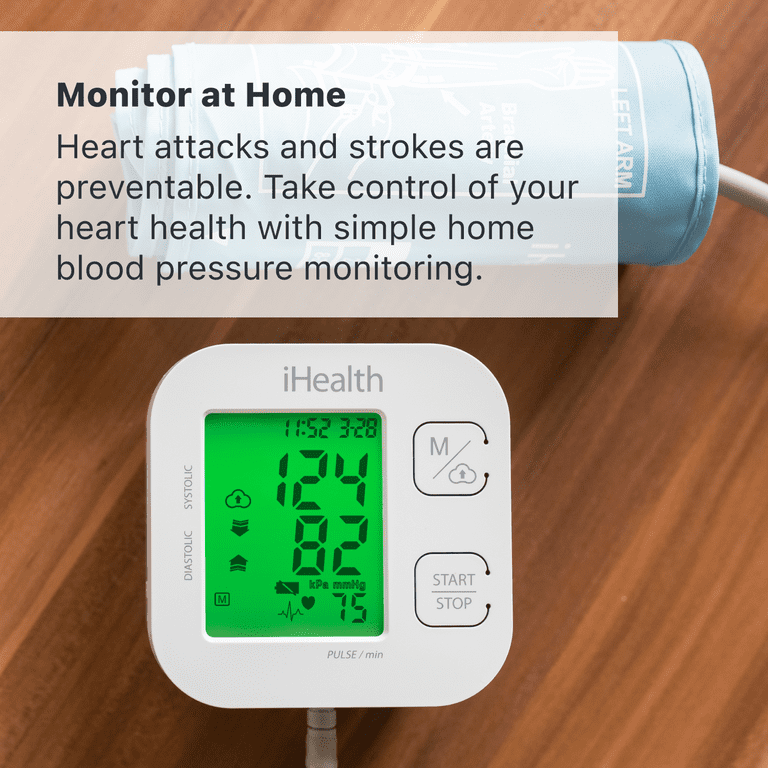 iHealth Track Wireless Upper Arm Blood Pressure Monitor with Wide