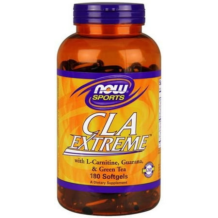 NOW Foods Sports CLA Extreme Energy Enhancement Weight Loss Softgels, 180