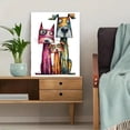thumbnail image 5 of QISVANSET Whimsical Animals Canvas Wall Art 15.75x11.81 Inches, 5 of 5