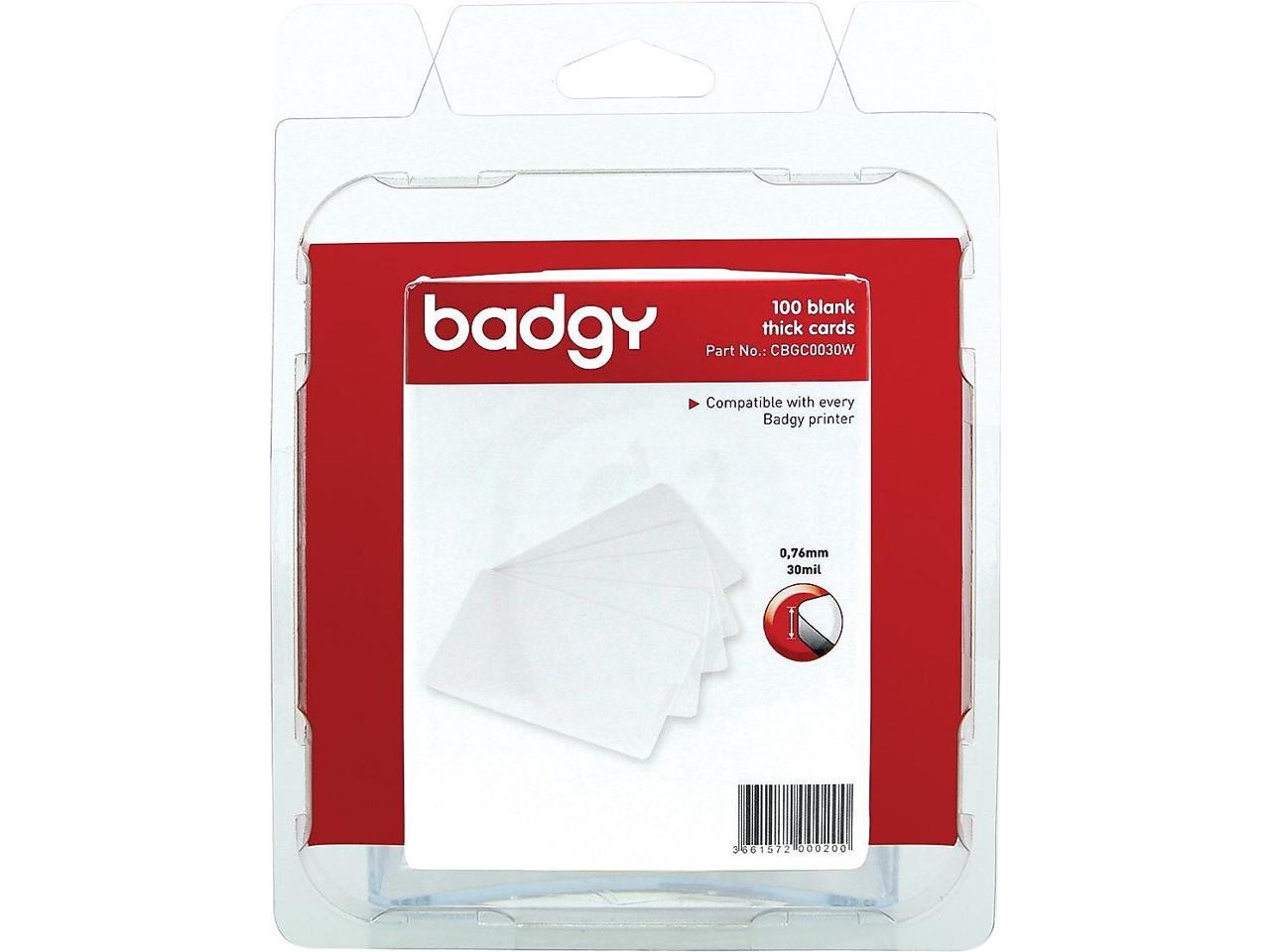 BADGY CBGC0030W Blank ID Cards,30 mil - image 5 of 8