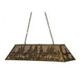 thumbnail image 6 of Meyda Tiffany 157852 Tall Pines 6 Light 48" Wide Linear Pendant - Bronze, 6 of 7