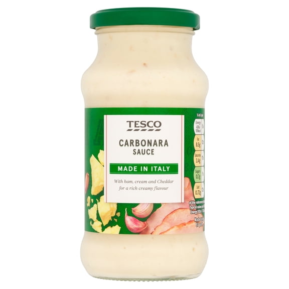 Tesco Carbonara Sauce 340G, Imported from Britain