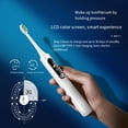 thumbnail image 5 of Cepillo de dientes eléctrico ultrasónico con suspensión magnética inteligente, recargable, cerdas suaves, resistente al agua, pantalla/visualización, bricolaje, 5 of 5