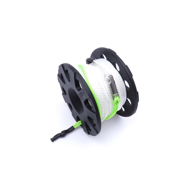 Naiovety Carrete de buceo, carretes de 30 m, accesorios para deportes al aire libre con gancho de seguridad Deportes acuáticos Negro Naiovety OD020948-02