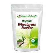 Organic Wheatgrass Powder - 100% Pure, Raw, Non-GMO, Vegan - Amazing Green Superfood For Smoothie, Juice, Shakes, & Recipes - Natural Plant Protein Source - 87 servings - 1 lb