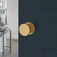 thumbnail image 2 of Baldwin Reserve Psconcrr190 Passage Contemporary Knob with Contemporary Round Rose Satin Black Finish, 2 of 7