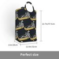 thumbnail image 3 of XMXT Collapsible Laundry Basket Hamper, Coffin Skull Print Large Laundry Bag Clothes Hamper with Aluminum Handle, 50L, 3 of 7
