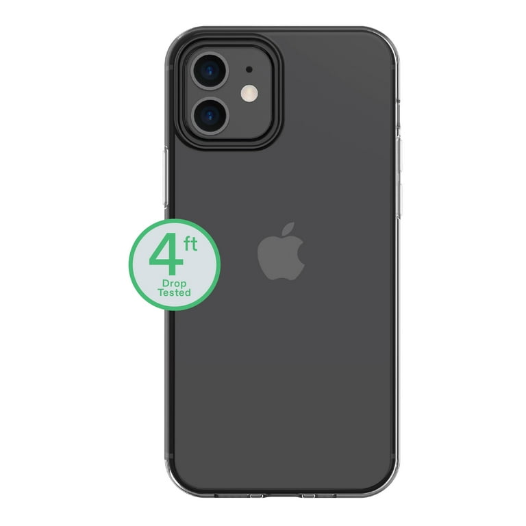 onn. Gel Phone Case for iPhone 12 / iPhone 12 Pro - Clear