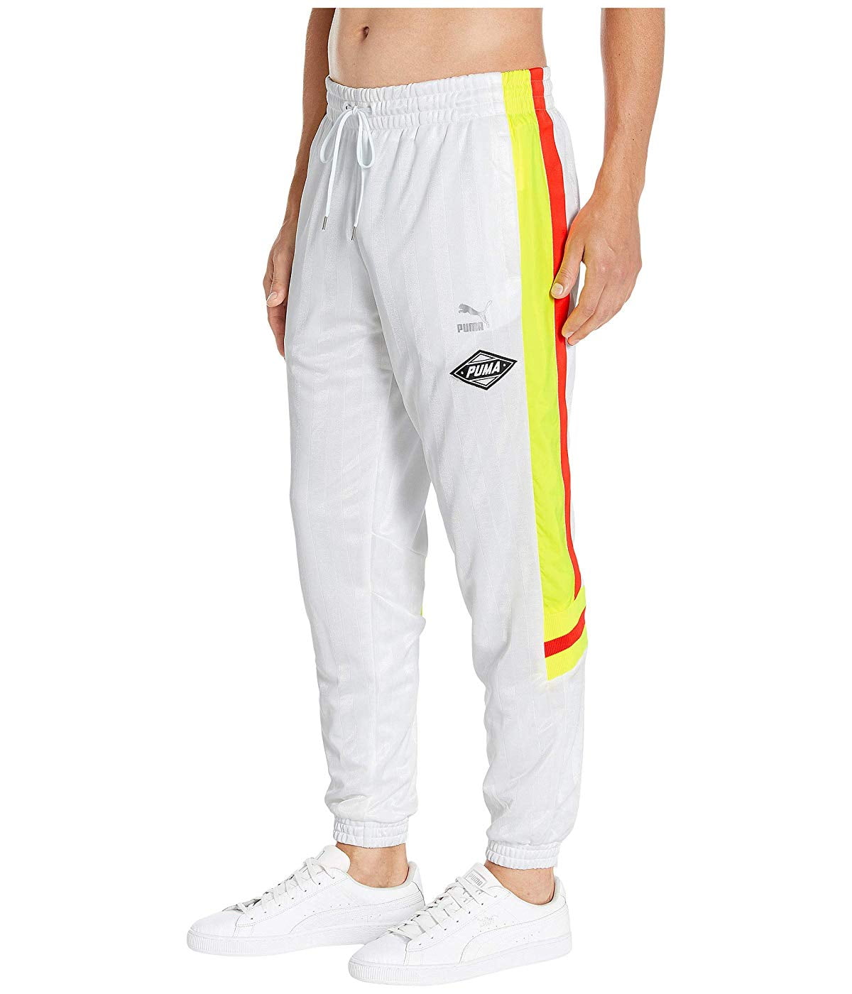 PUMA LuXTG Luxe Woven Pants PUMA White - Walmart.com