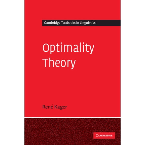Cambridge Textbooks in Linguistics Optimality Theory, (Paperback)