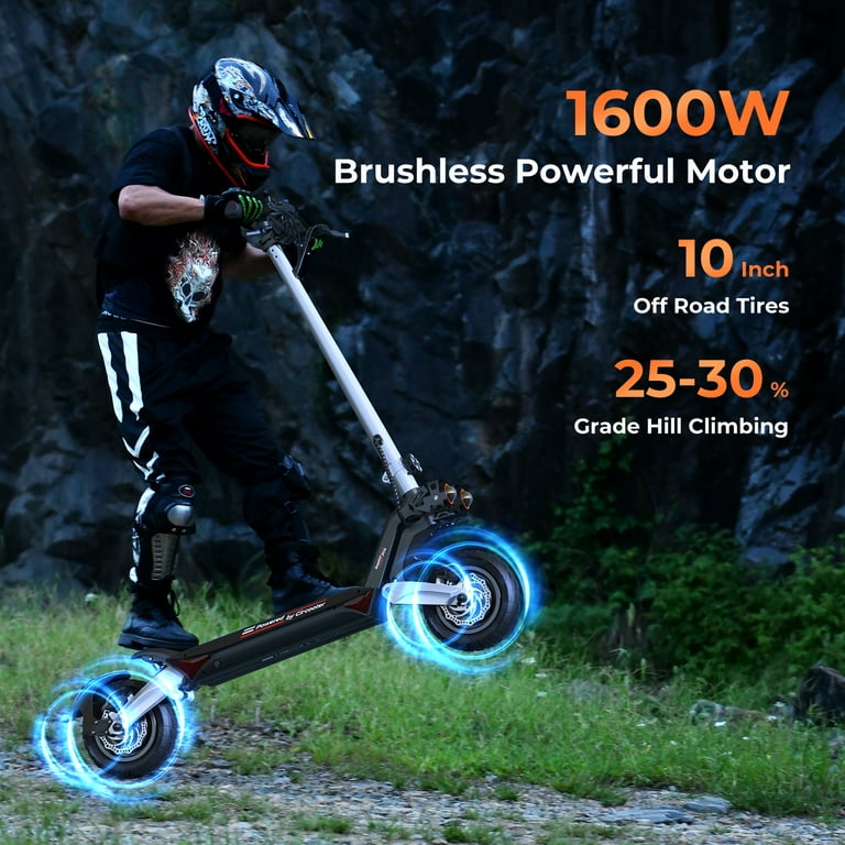 Circooter RaptorPro Electric Scooter800W Motor,Up to 25 Miles Range,Top  Speed 28 MPH,Quick Folding, Electric Scooter for Adults with Dual Braking