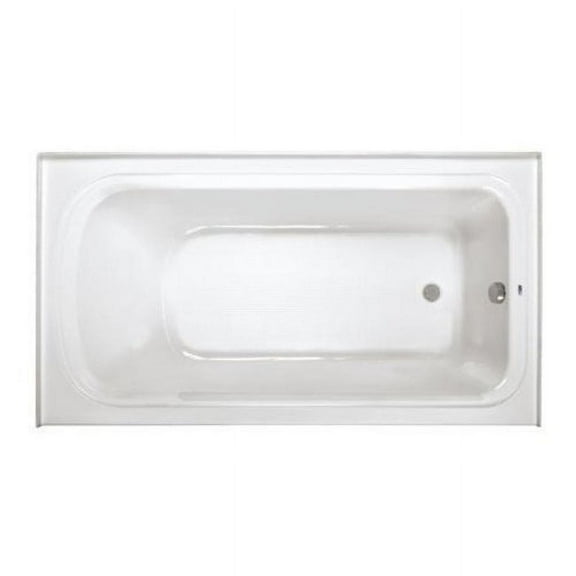 Proflo PFS6636RSKWH Hillsboro 66" X 36" Three Wall Alcove Acrylic Soaking Tub - White