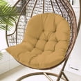 thumbnail image 2 of SHANNA Swing Chair Cushion Hanging Basket Seat Cushion Pillow, Egg Chair Back Cushions Pads for Indoor and Outdoor Garden, Khaki, 2 of 10