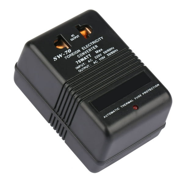 Convertidor reductor de voltaje, transformador de potencia de 70 W
