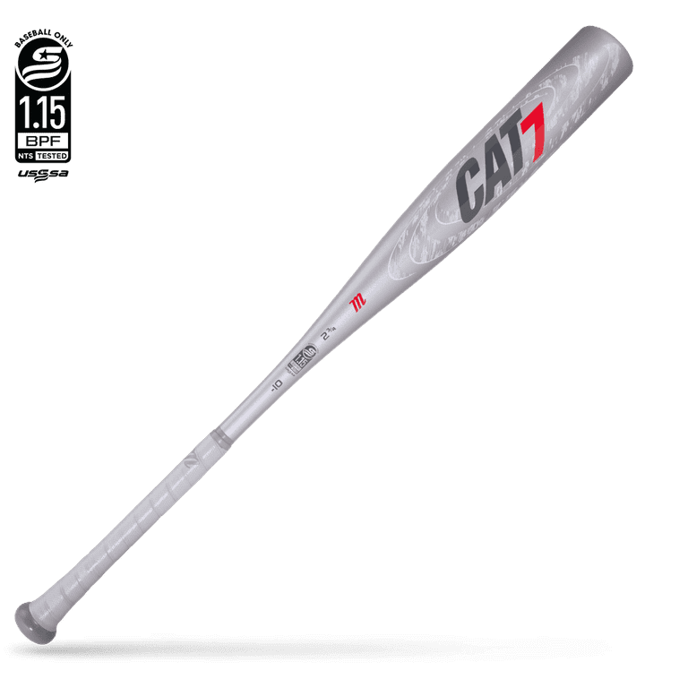 marumaru  Marucci CAT7 Silver -10 USSSA Baseball Bat, 29