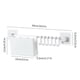 thumbnail image 5 of Estante De Almacenamiento De Cocina Con 6 Ganchos Móviles Desmontables Estante De Vajilla De Bucle De Aro Con Soporte Para Palillos De Drenaje Estante De Almacenamiento De Montaje En Pared Cateissary HA018807-00, 5 of 7