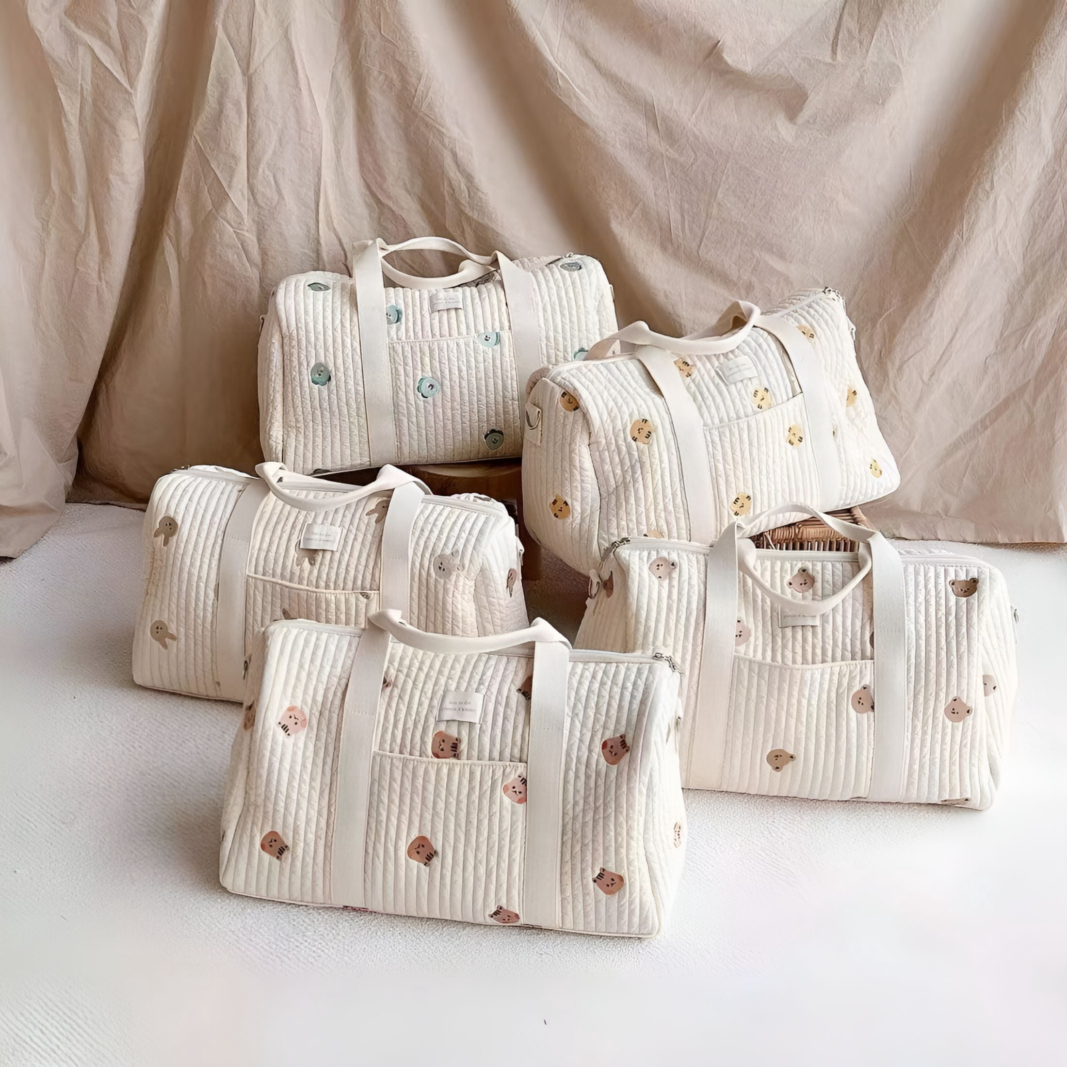 GASTROPOD 2026 New Large Maternity Bag for Baby Diaper,Hospital,Travel,Outings,For Baby Diaper Maternal Mommy Bag Quilted Nappy Maternity Packs Toiletry Labour Luggage Bag Mom Travel Tote(Olive)
