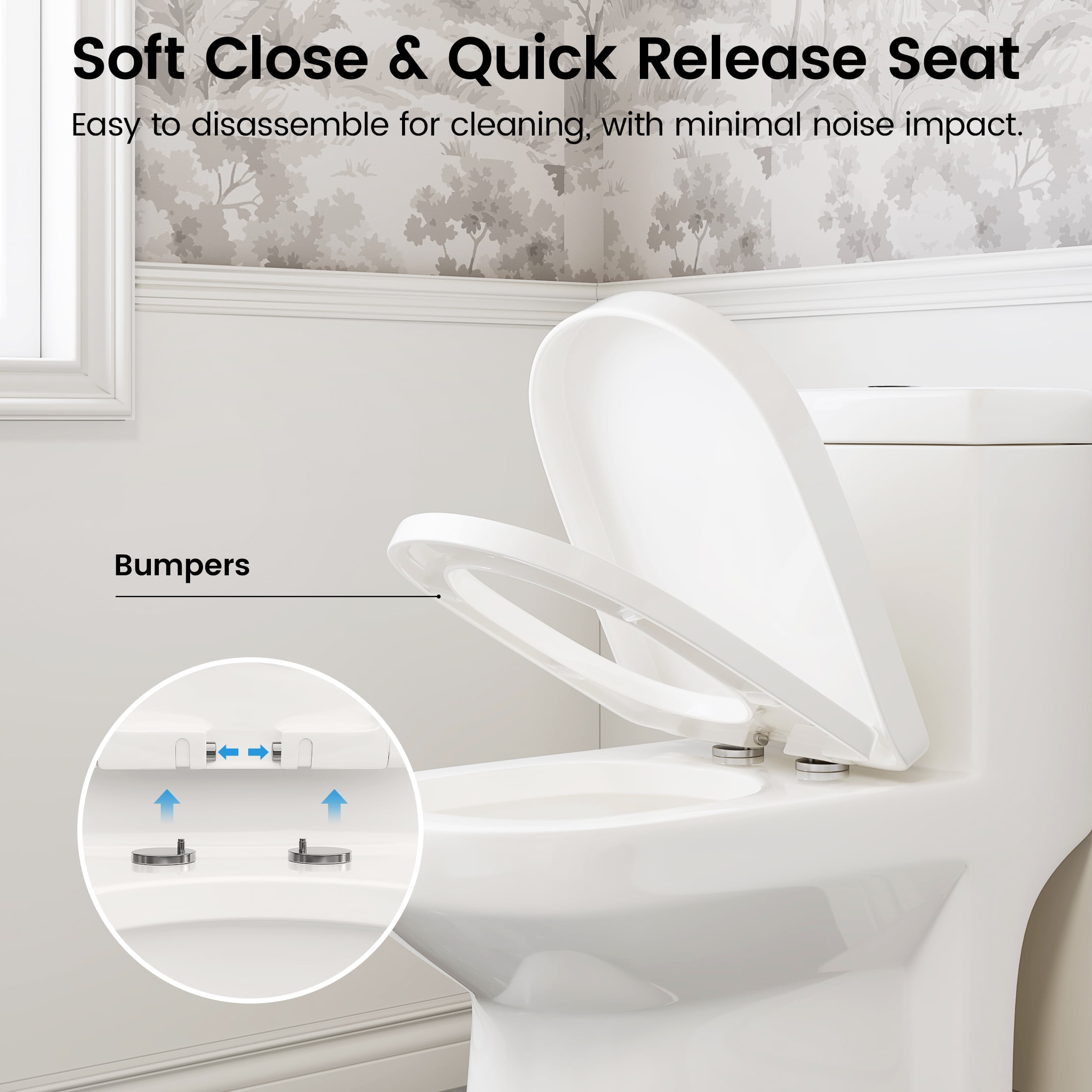 SOTOMO MY-2133-10R Compact Toilet for Small Bathroom, 10