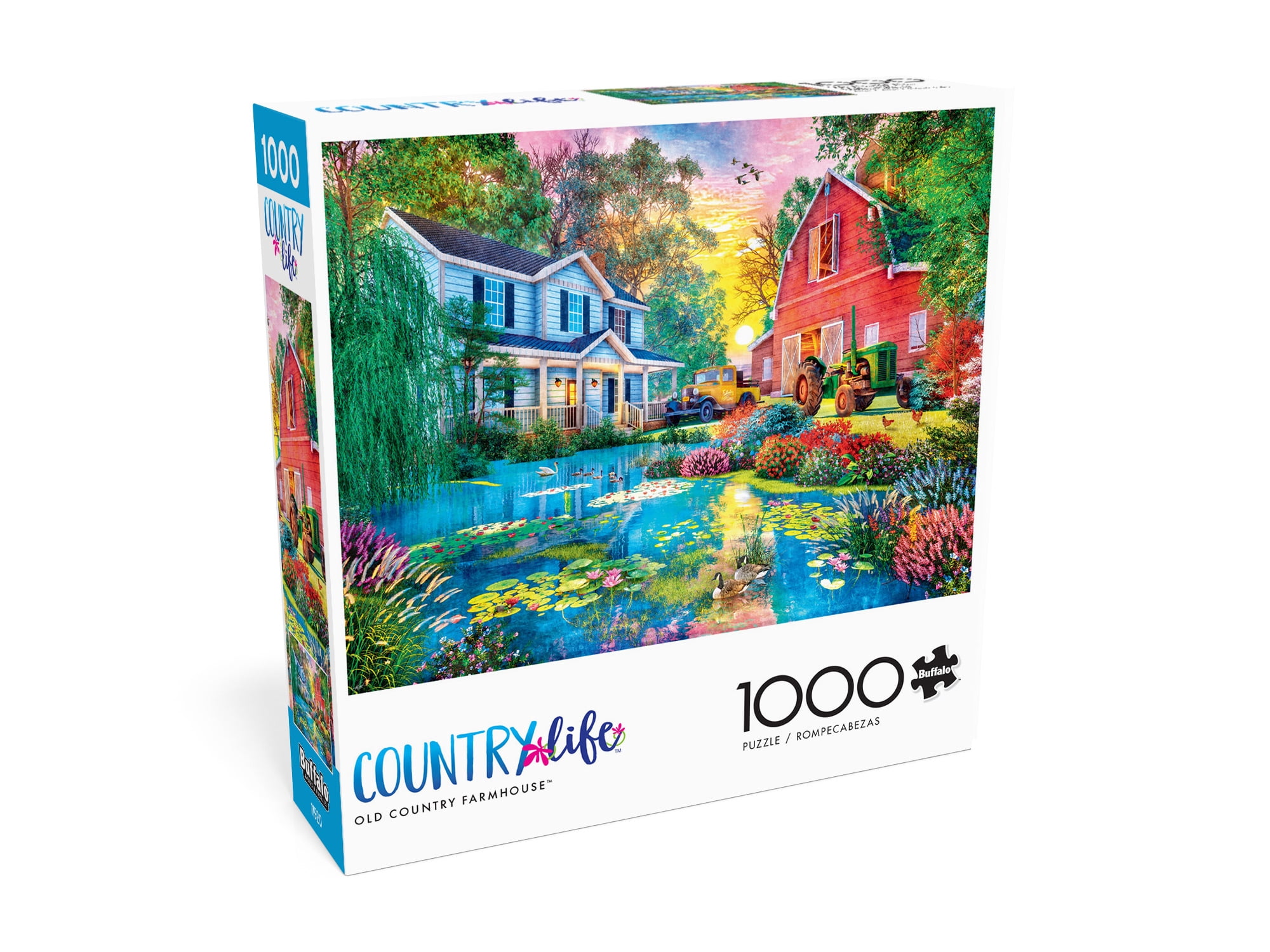 Buffalo Games 1000-Piece Dominic Davison Old Country Farmhouse Interlocking Jigsaw Puzzle