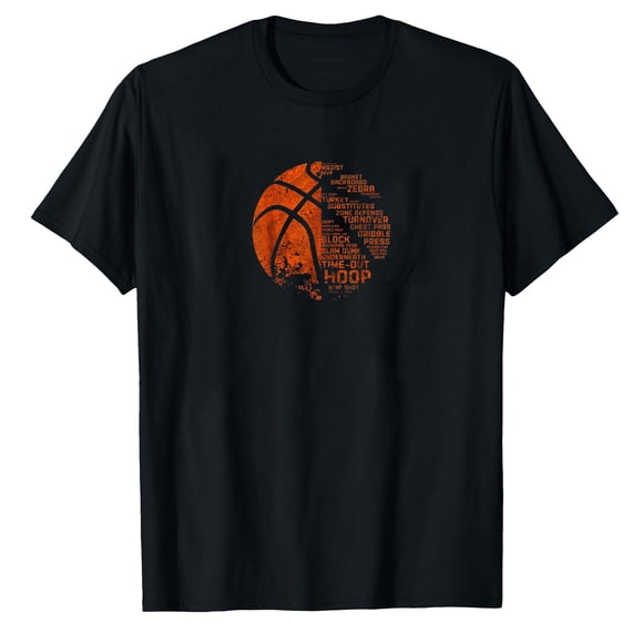 AALJY Basketball Shirts - Basketball Terms Motivational T-Shirt
