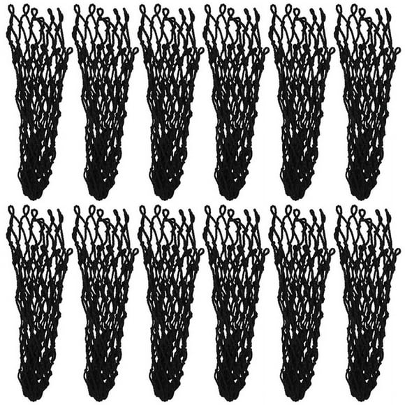 12 Piezas Red de Billar Redes de Bolsillo de Mesa de Billar Huecas Más Gruesas Más Fuertes para Entrenamiento de Billar