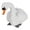 White, variant on Zxpjkyu Super Soft Stuffed Plush Toy Simulated Animal Swan Toy Kids Baby Doll Toys - White